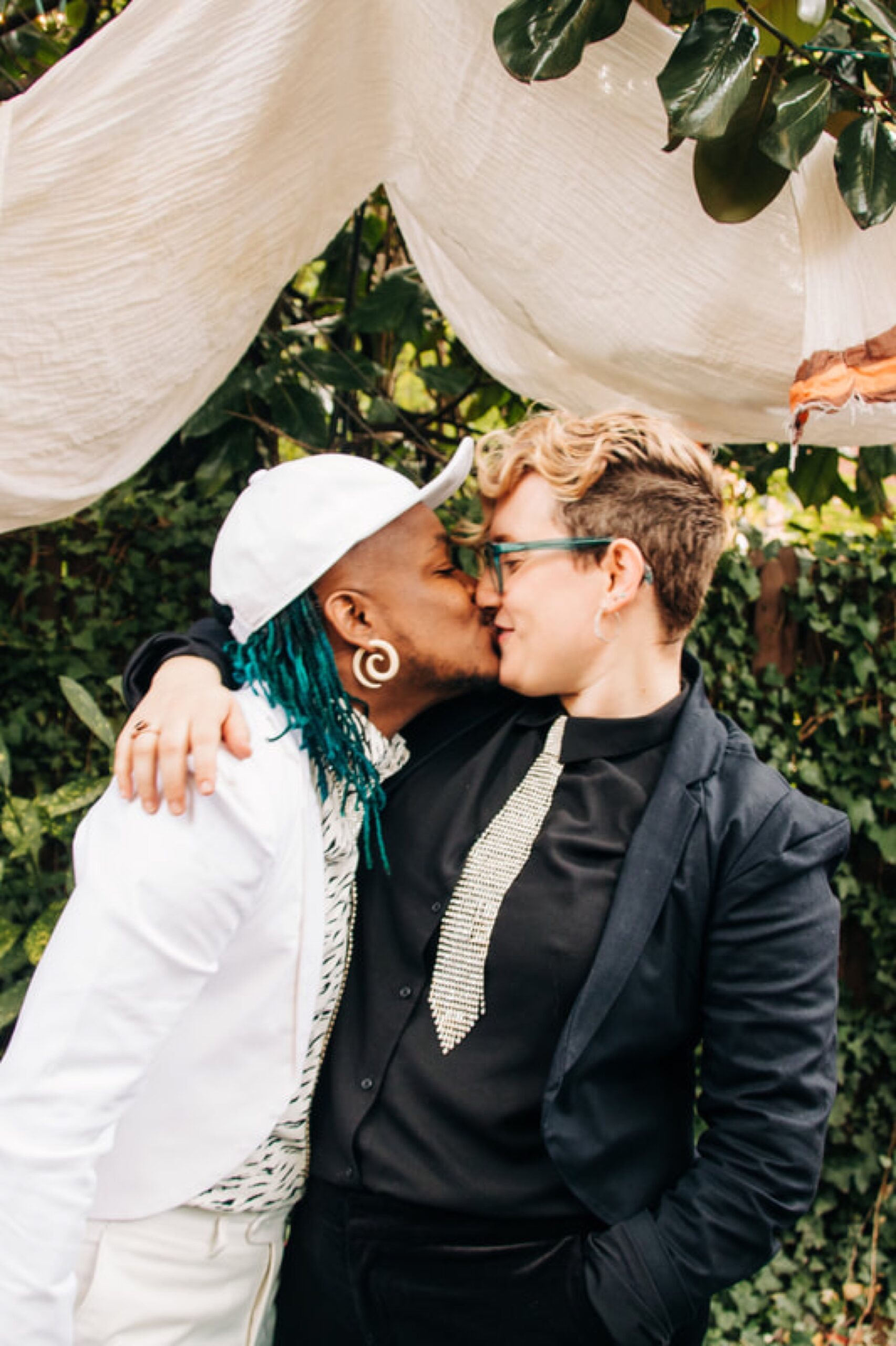 Brooklyn Backyard Wedding Adina Lerner Photography LGBTQIA+